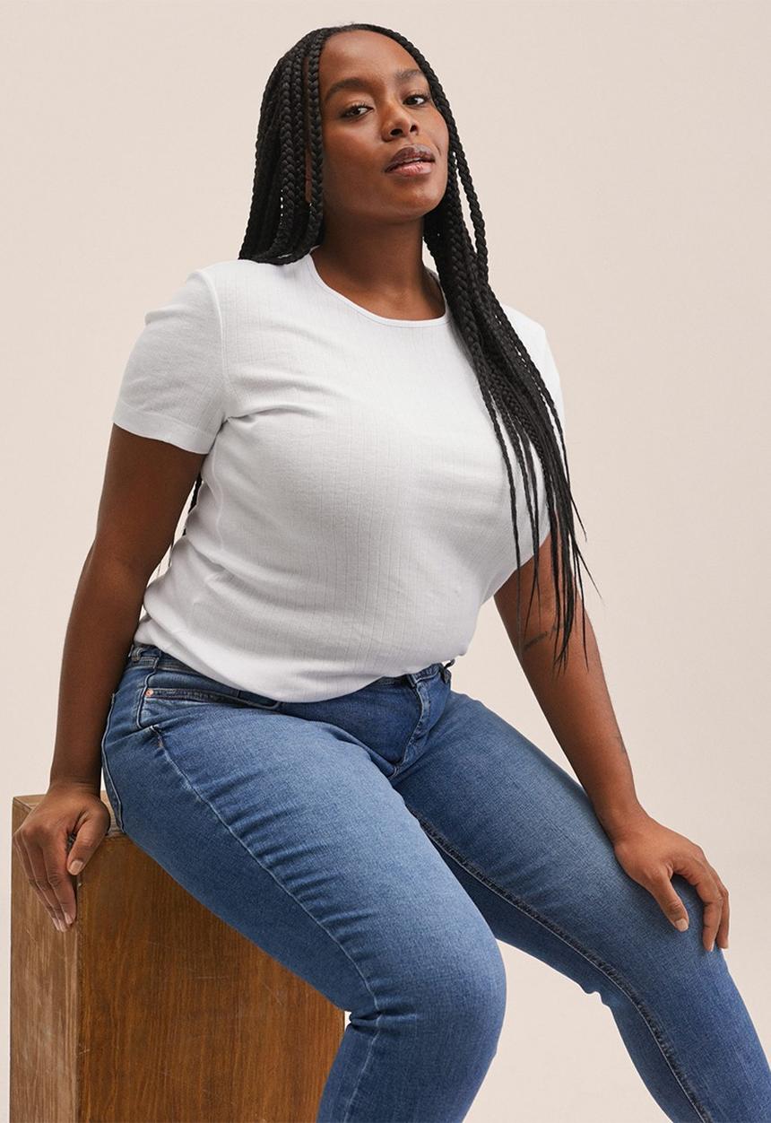 MANGO - Jeans isa -  light open blue