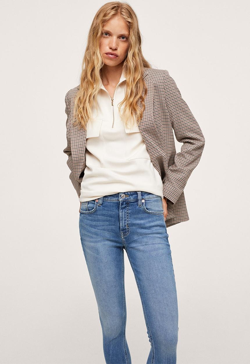 MANGO - Jeans isa -  light open blue