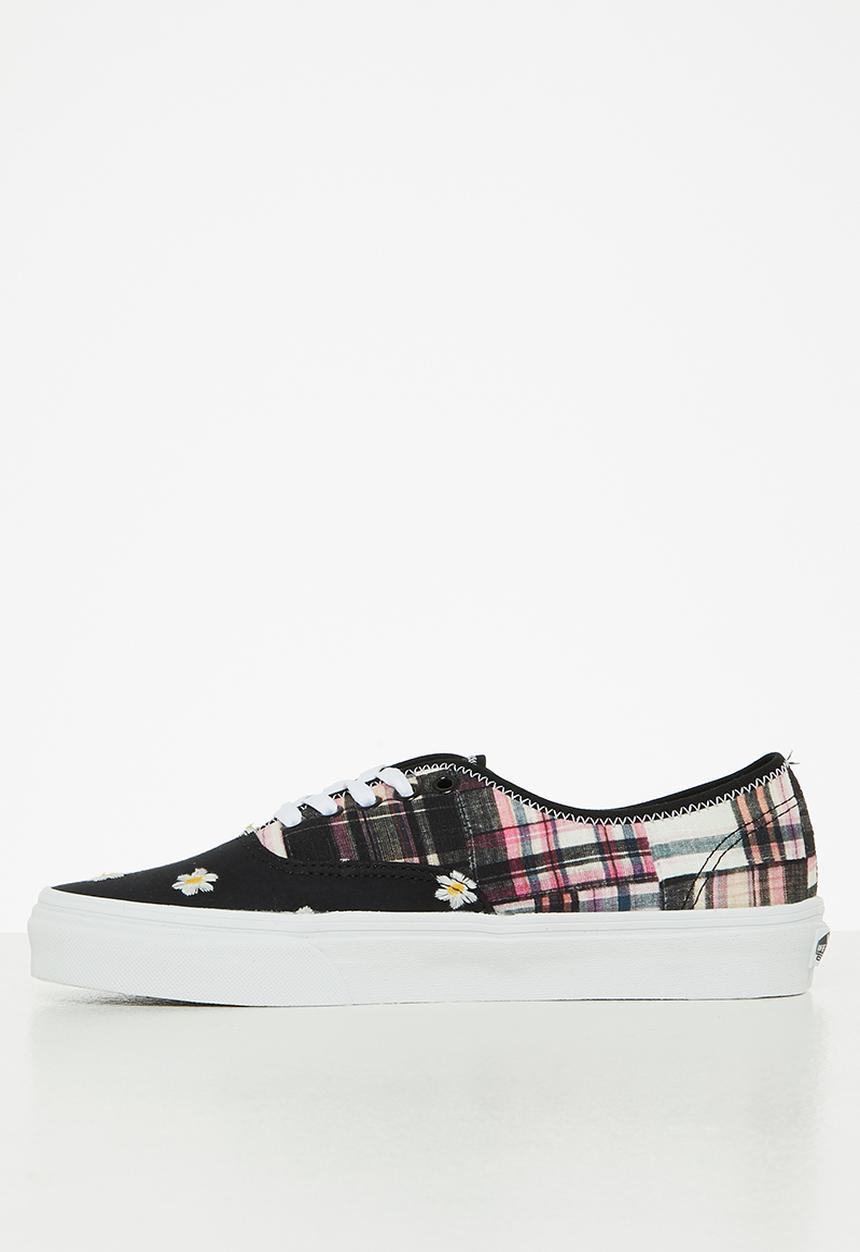 Vans - Authentic - floral plaid patchwork