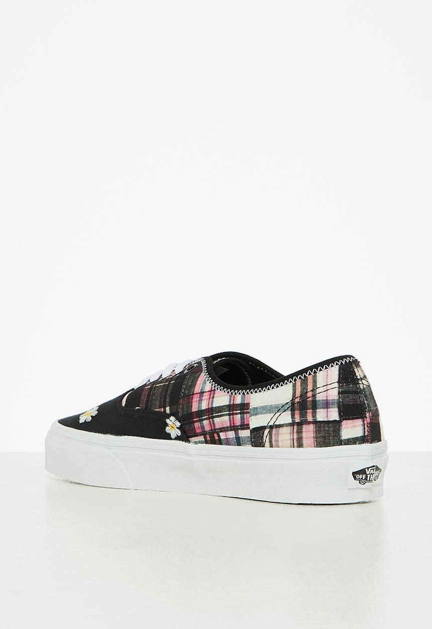 Vans - Authentic - floral plaid patchwork