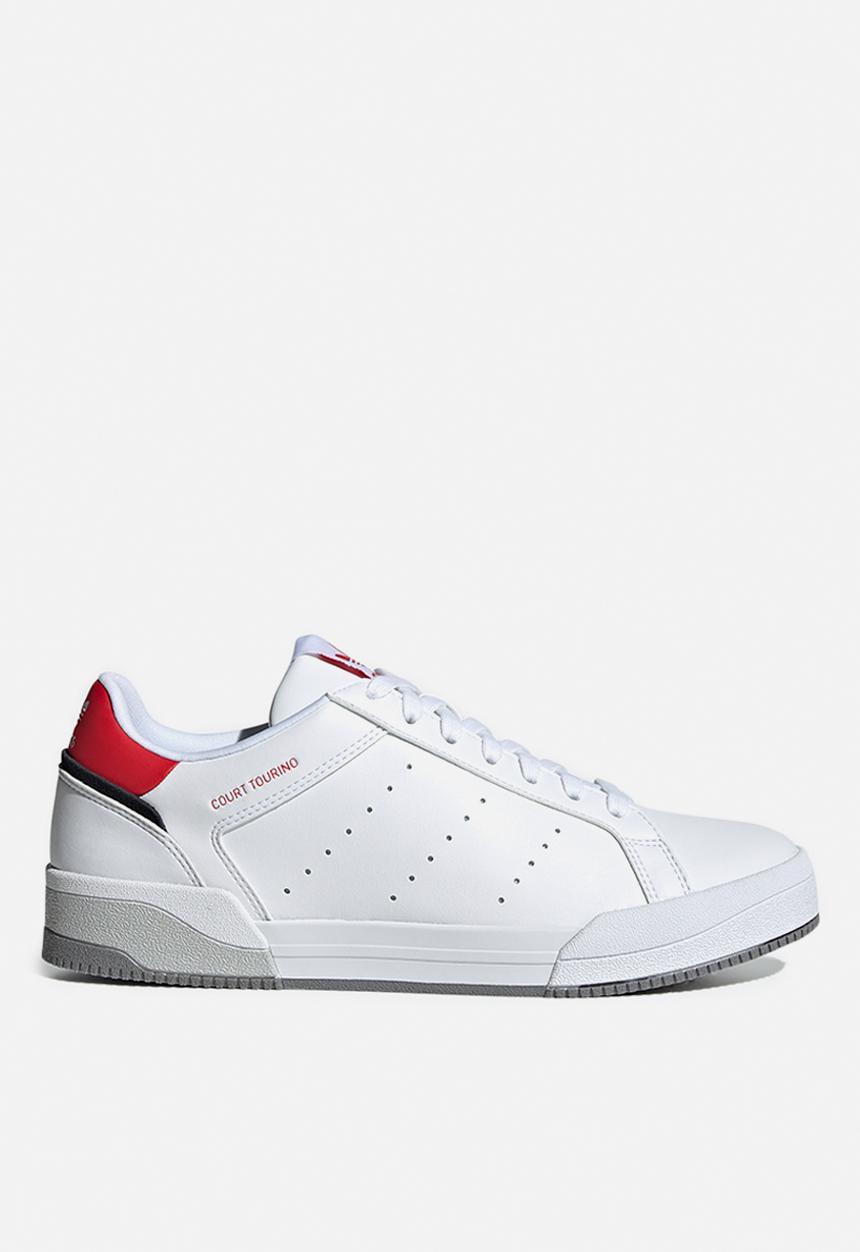 adidas Originals - Court tourino - ftwr white/vivid red/grey three