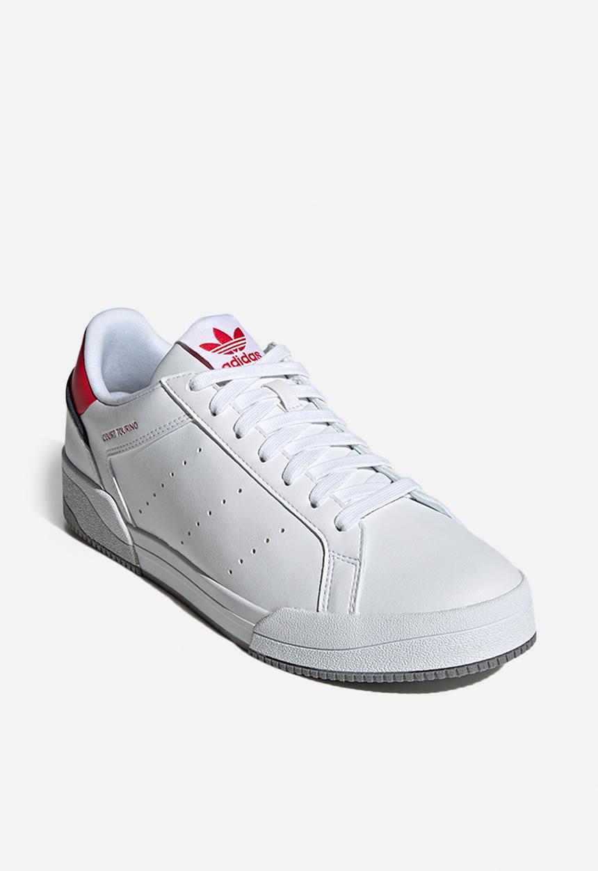 adidas Originals - Court tourino - ftwr white/vivid red/grey three