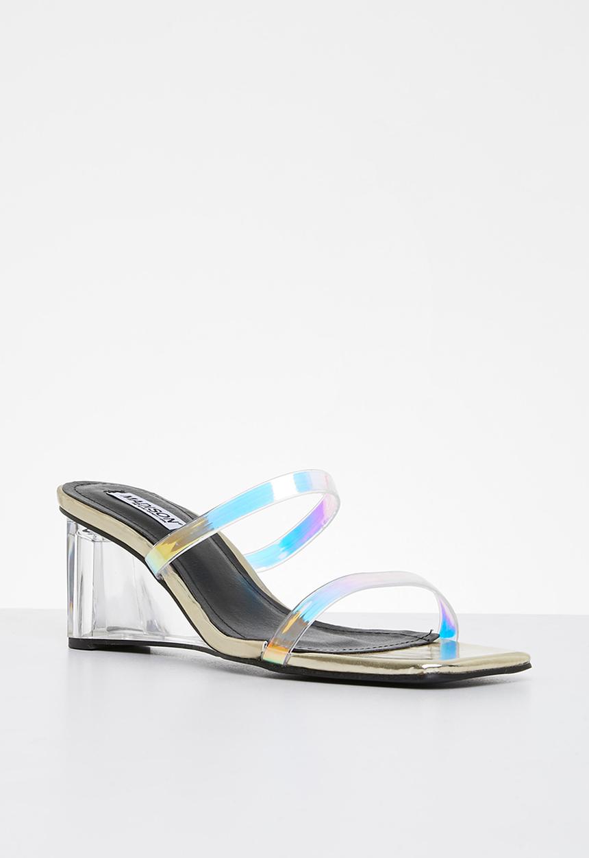 Madison® - Aria mule wedge heel - gold