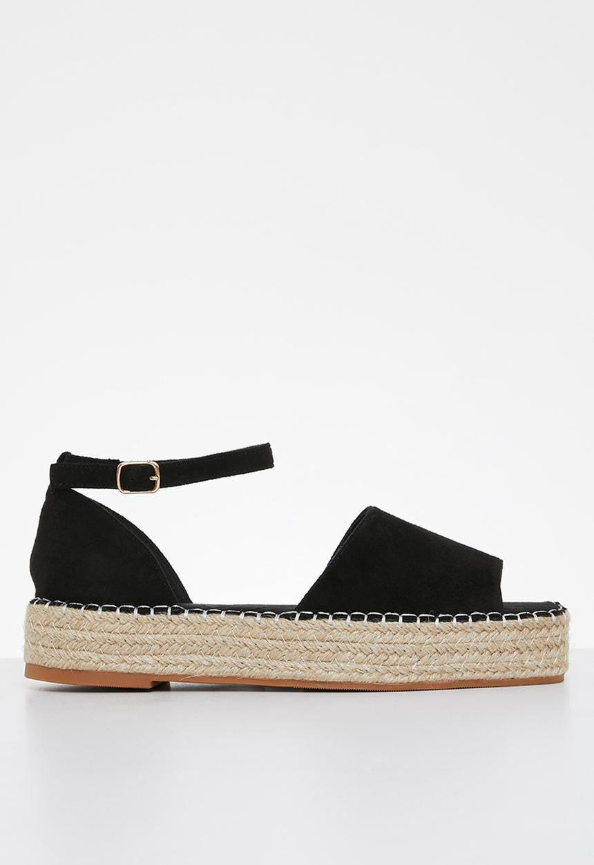 Madison® - Charlize flatform espadrille - black