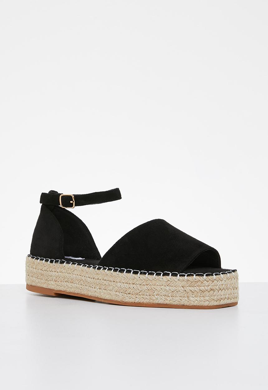 Madison® - Charlize flatform espadrille - black