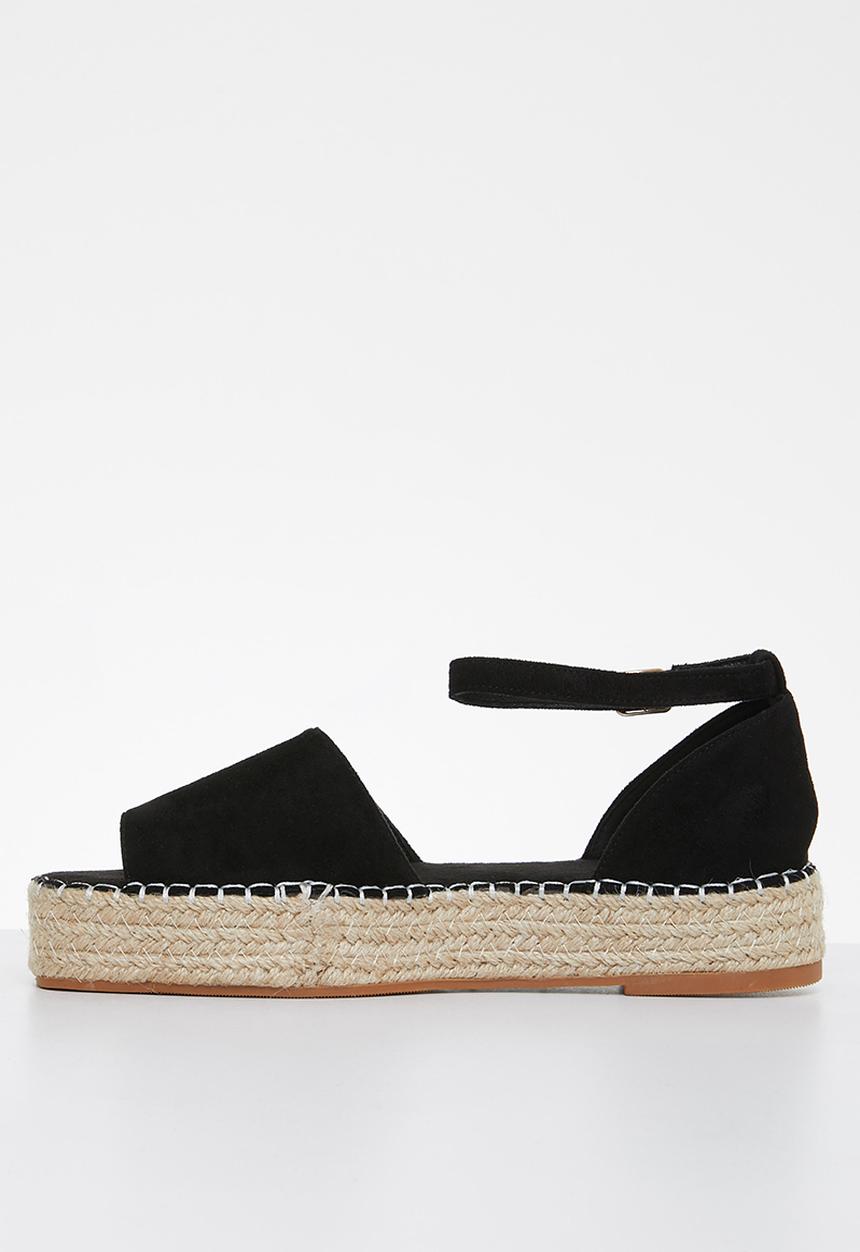 Madison® - Charlize flatform espadrille - black