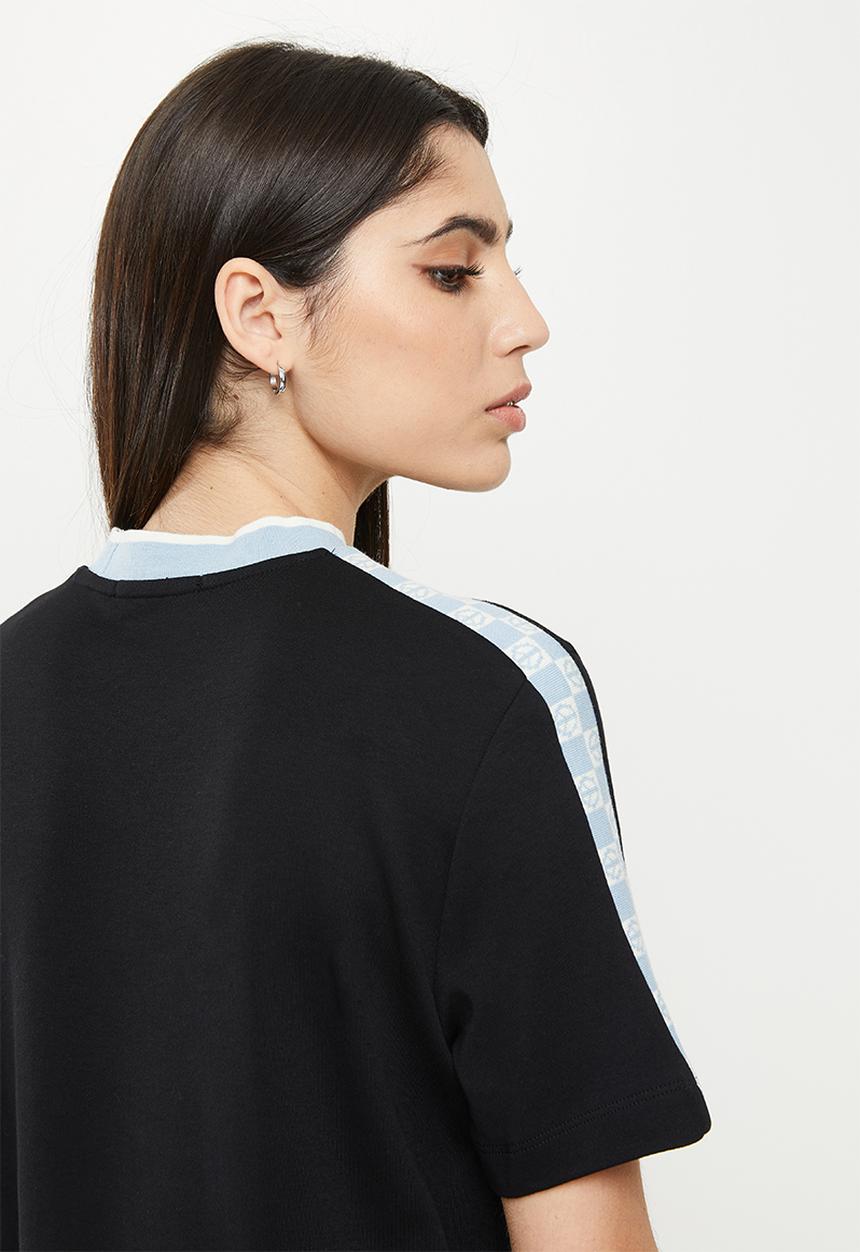 Vans - Peace checkerboard short sleeve dress - black
