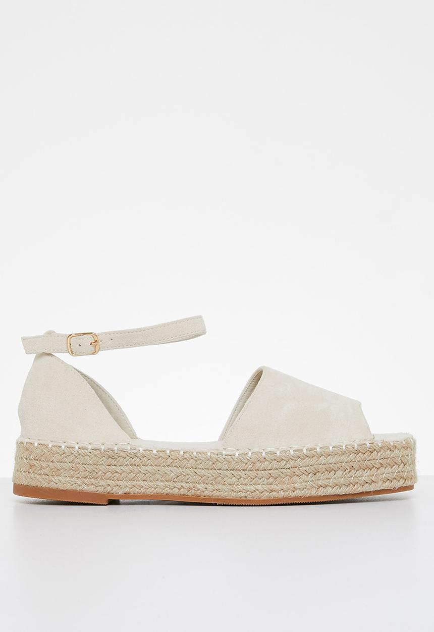 Madison® - Charlize flatform espadrille - white