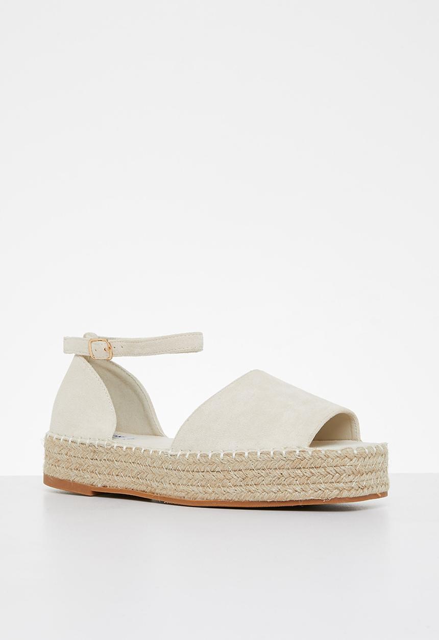 Madison® - Charlize flatform espadrille - white