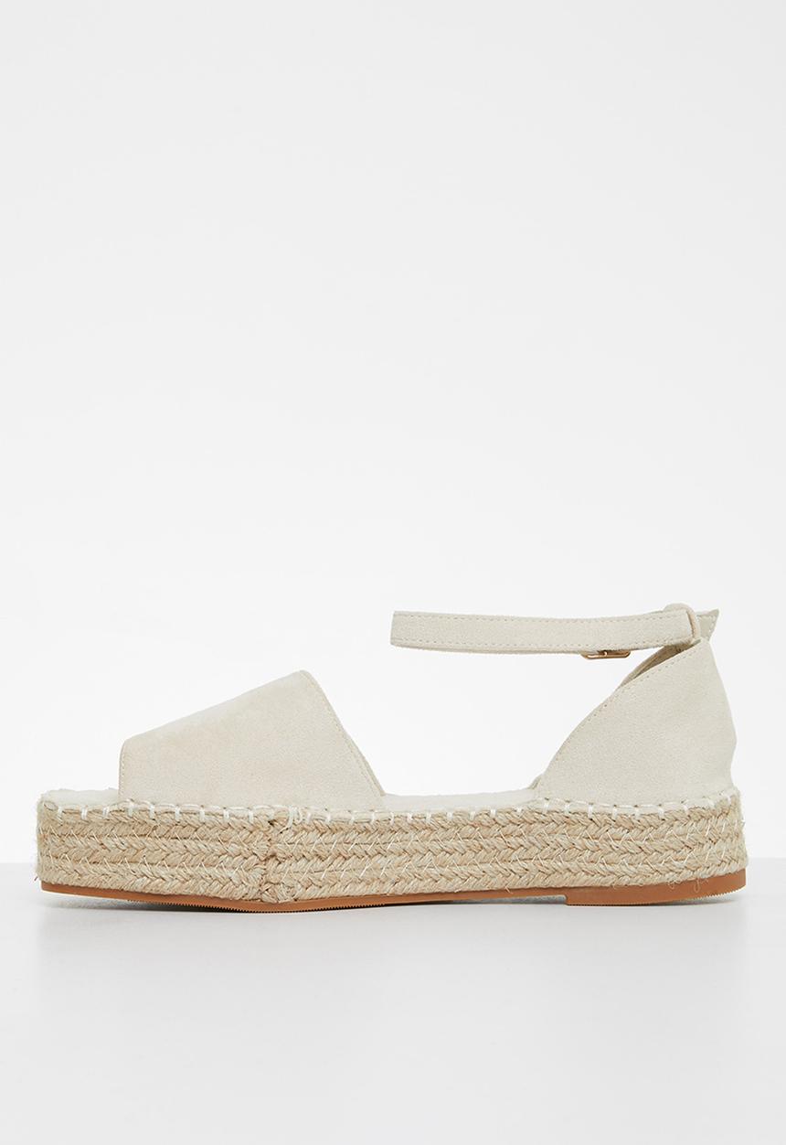 Madison® - Charlize flatform espadrille - white
