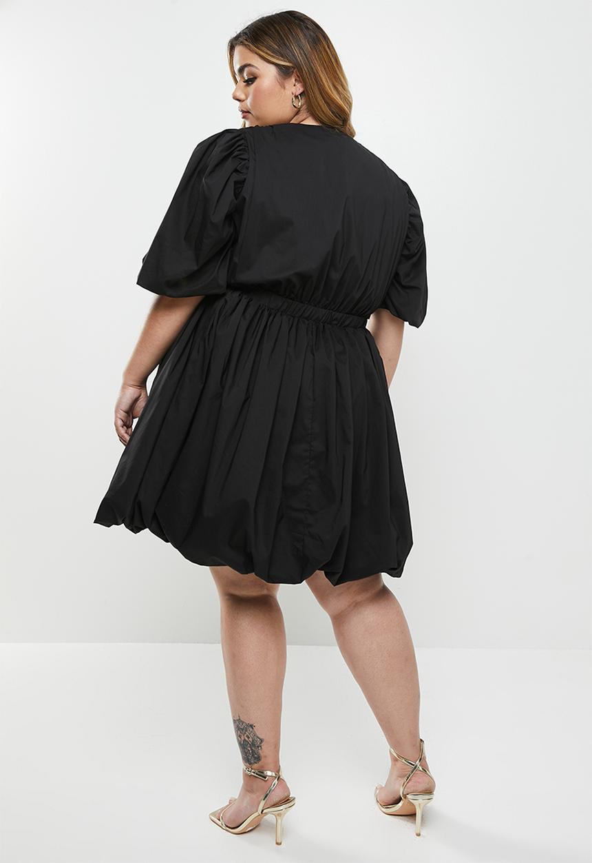 Glamorous - Plus amber dress - black