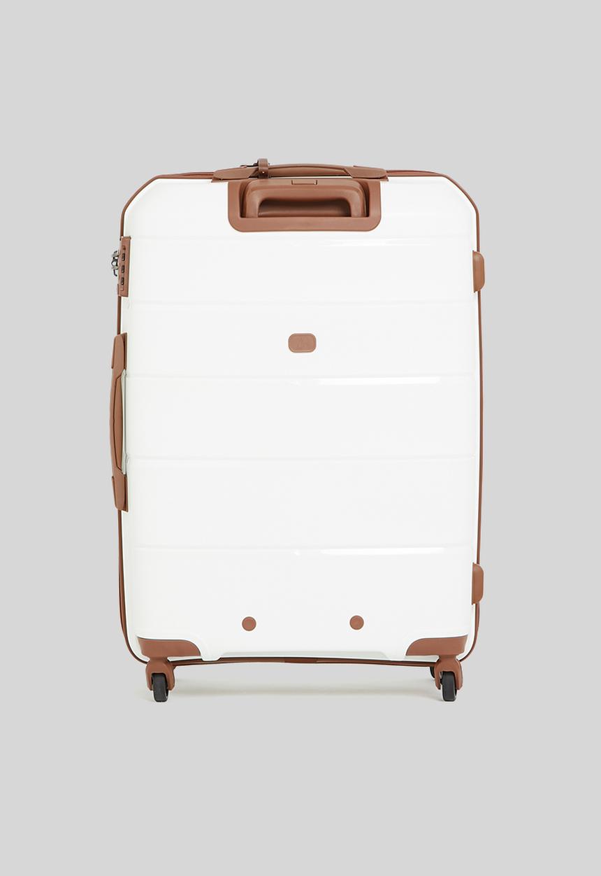 Cellini - Spinn 4 wheel trolley - white & tan