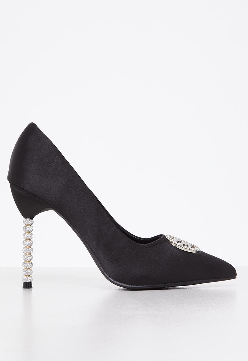 SISSY BOY - Dazzle up court heel - black
