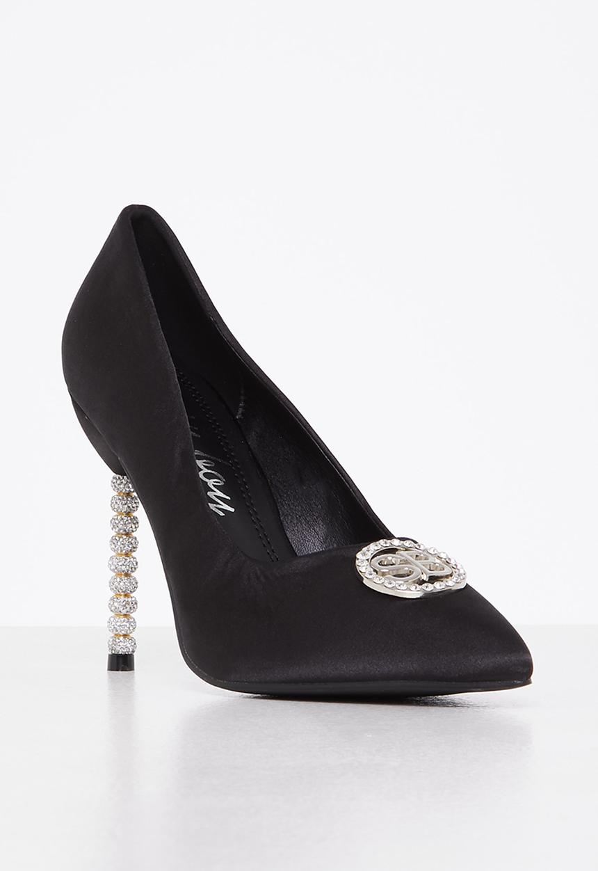 SISSY BOY - Dazzle up court heel - black