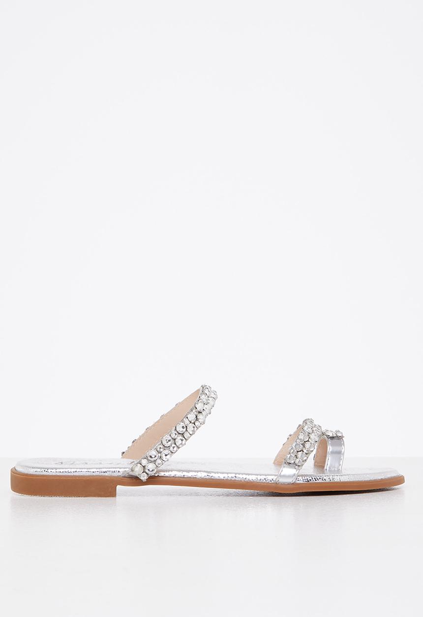 SISSY BOY - Glitz gal sandal - silver