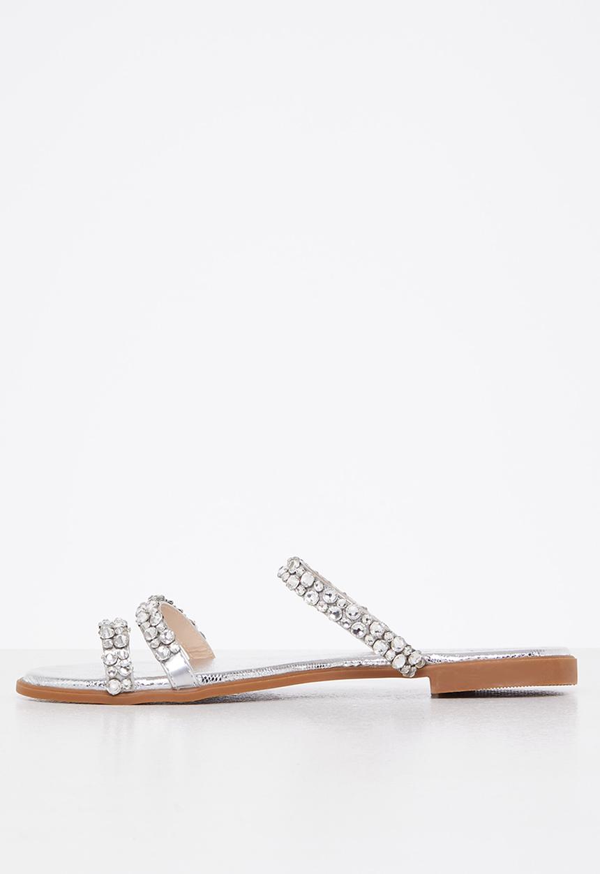 SISSY BOY - Glitz gal sandal - silver