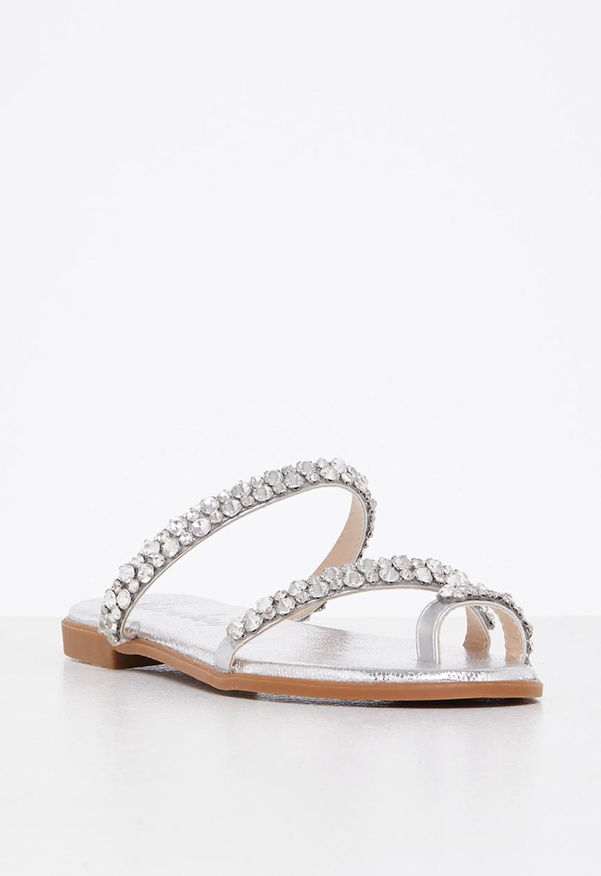 SISSY BOY - Glitz gal sandal - silver