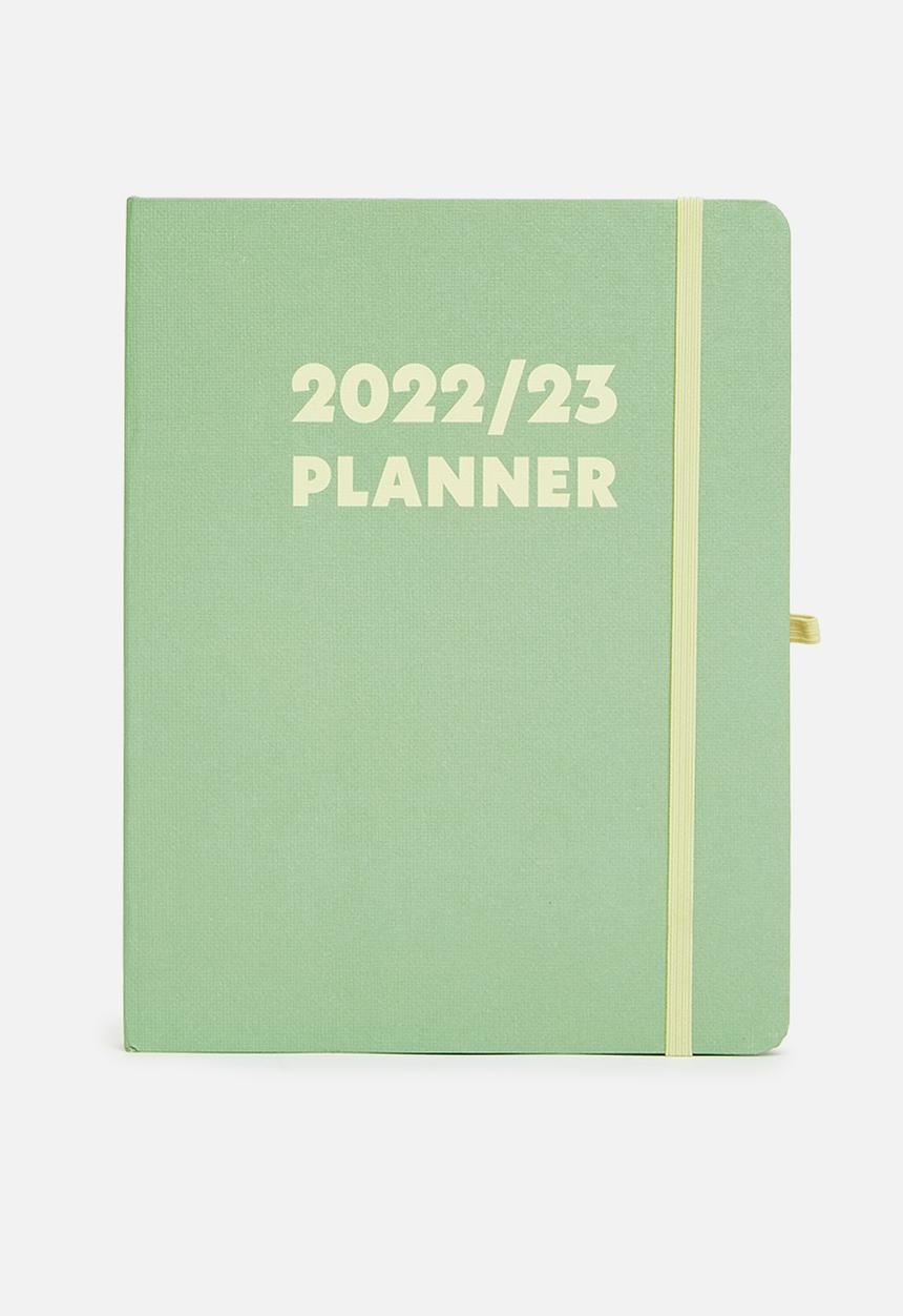 Typo - Mid year planner 2022 23 - pistachiio and zest