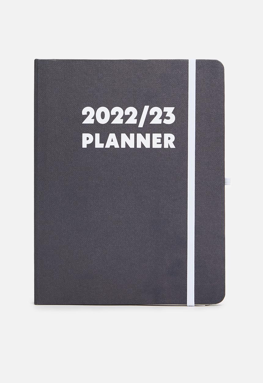 Typo - Mid year planner 2022 23 - black & white