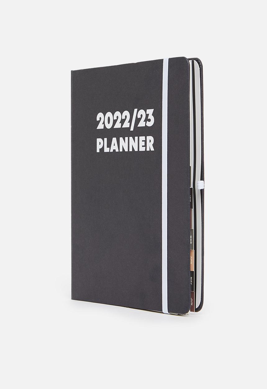 Typo - Mid year planner 2022 23 - black & white
