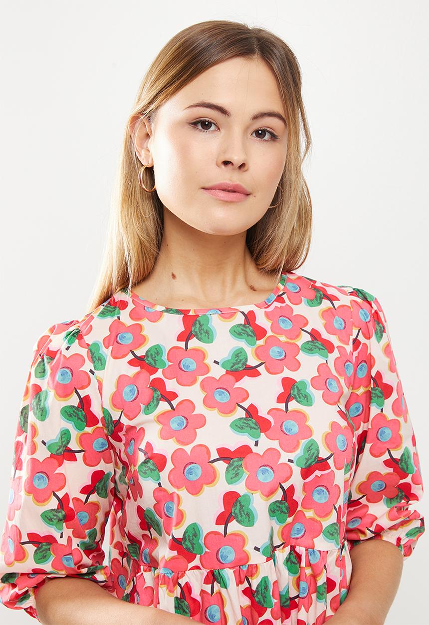 Glamorous - Ladies dress - pink floral