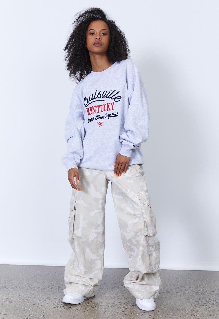 Factorie - Os graphic crew - silver marle & louisville