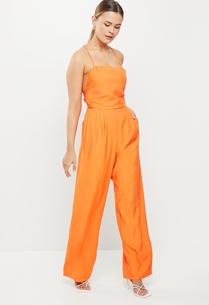 Glamorous - Ladies jumpsuit - tangerine