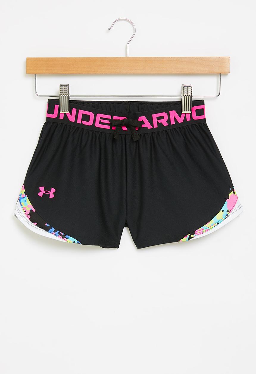 Under Armour - Play up tri short - black & pink