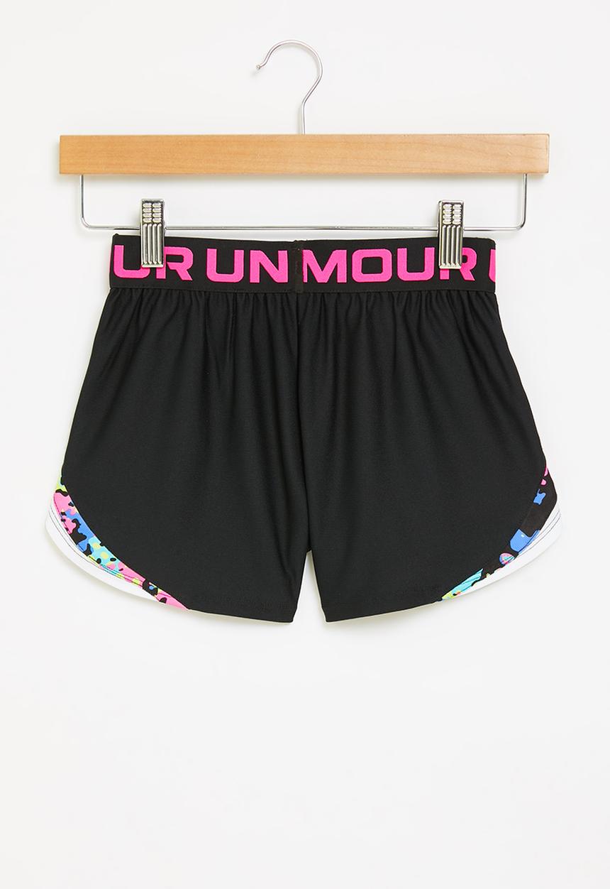 Under Armour - Play up tri short - black & pink