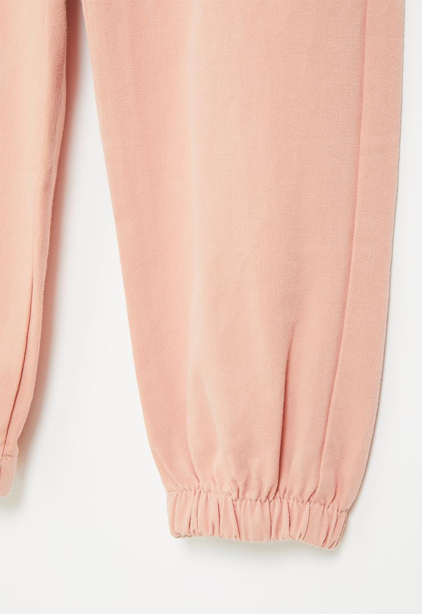 Rebel Republic - Girls cargo pants with belt - pink