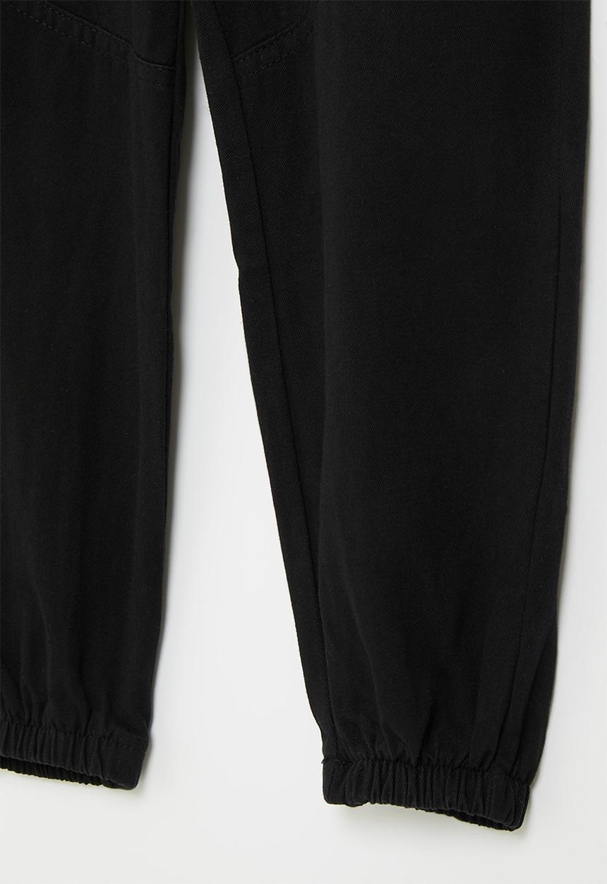 Rebel Republic - Girls cargo pants with belt - black