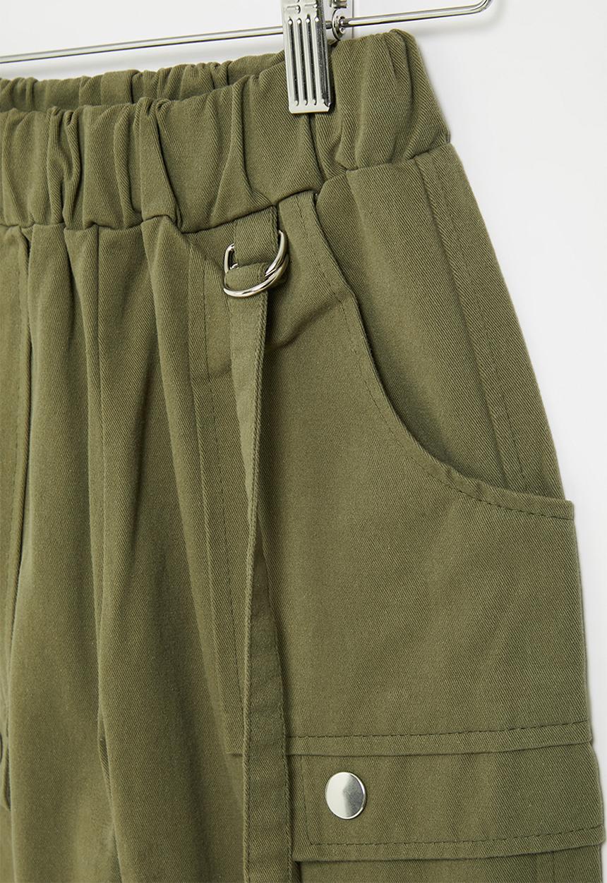 Rebel Republic - Girls cargo pants - olive