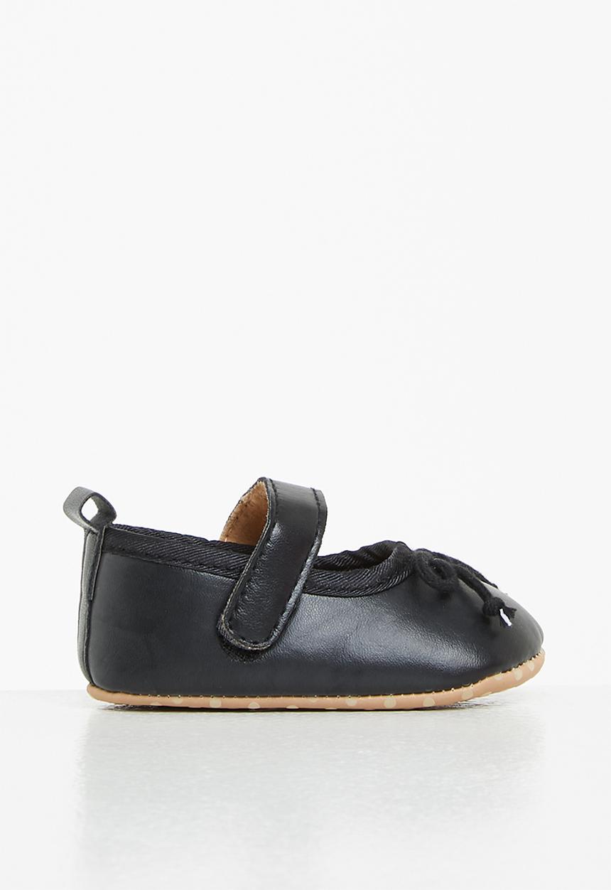 Pop Candy - Baby soft sole pump - black