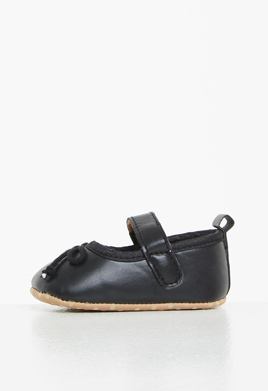 Pop Candy - Baby soft sole pump - black