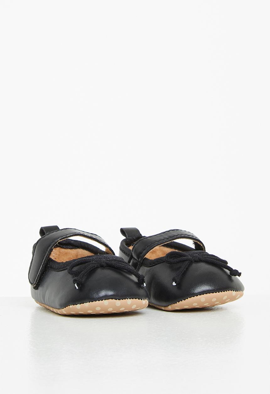 Pop Candy - Baby soft sole pump - black