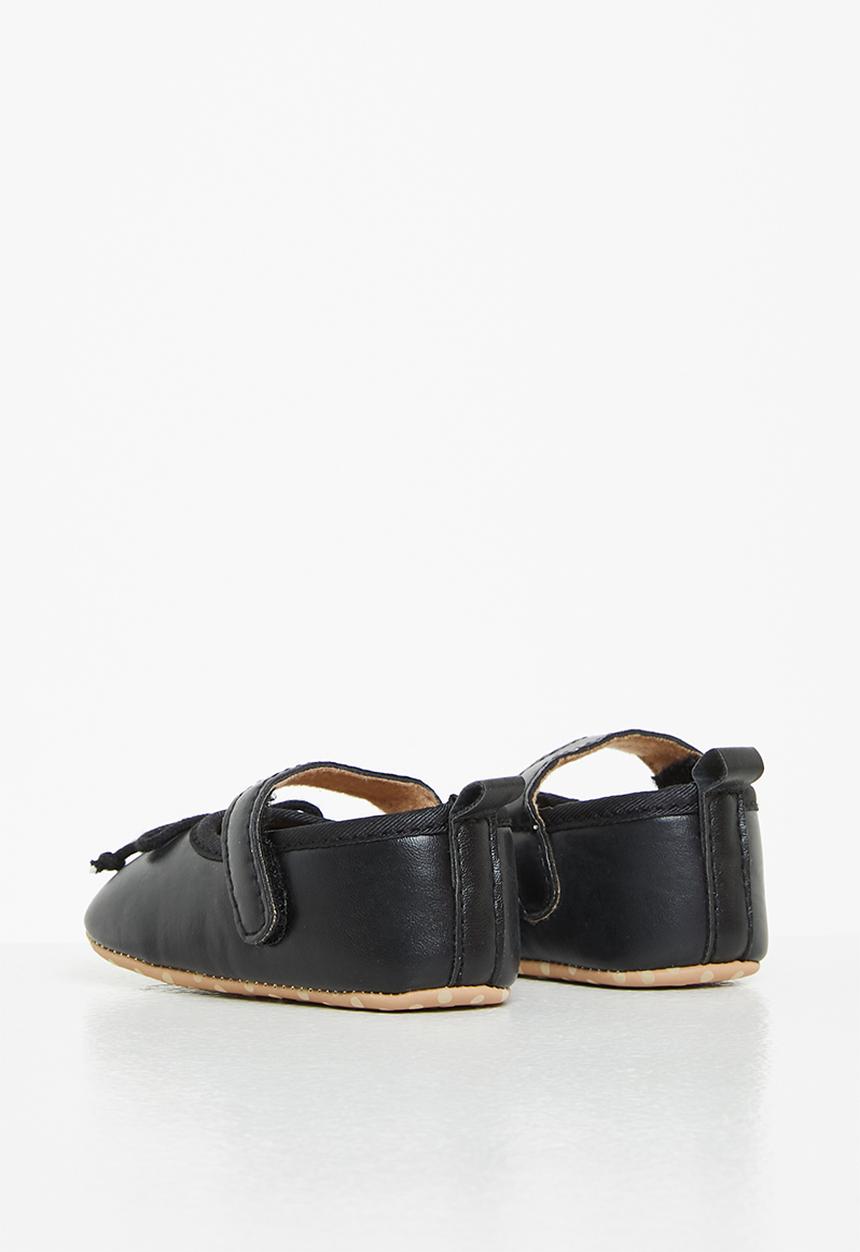 Pop Candy - Baby soft sole pump - black