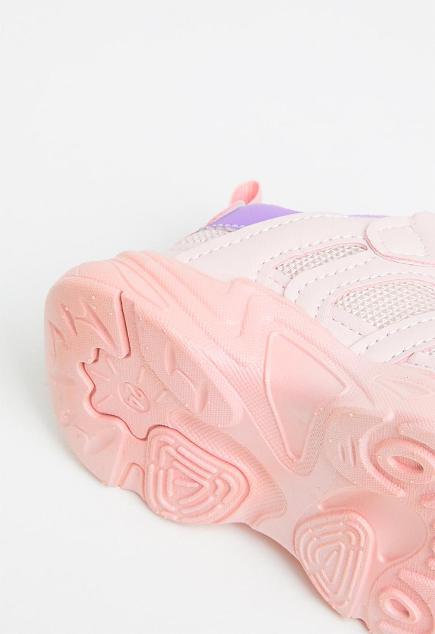 Pop Candy - Girls chunky sneaker with mesh detail - pink