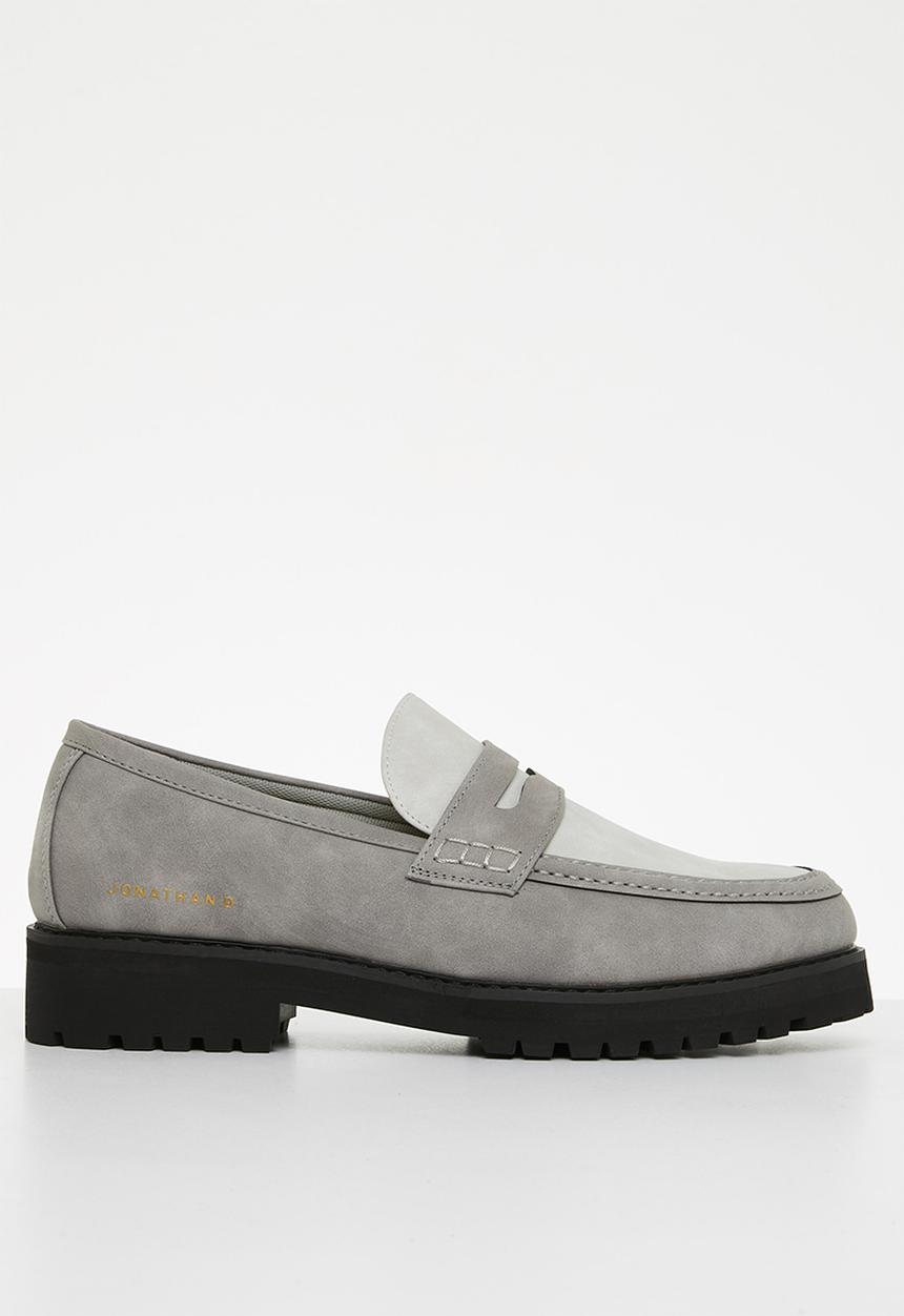 Jonathan D - J penny moccasin nubuck - grey