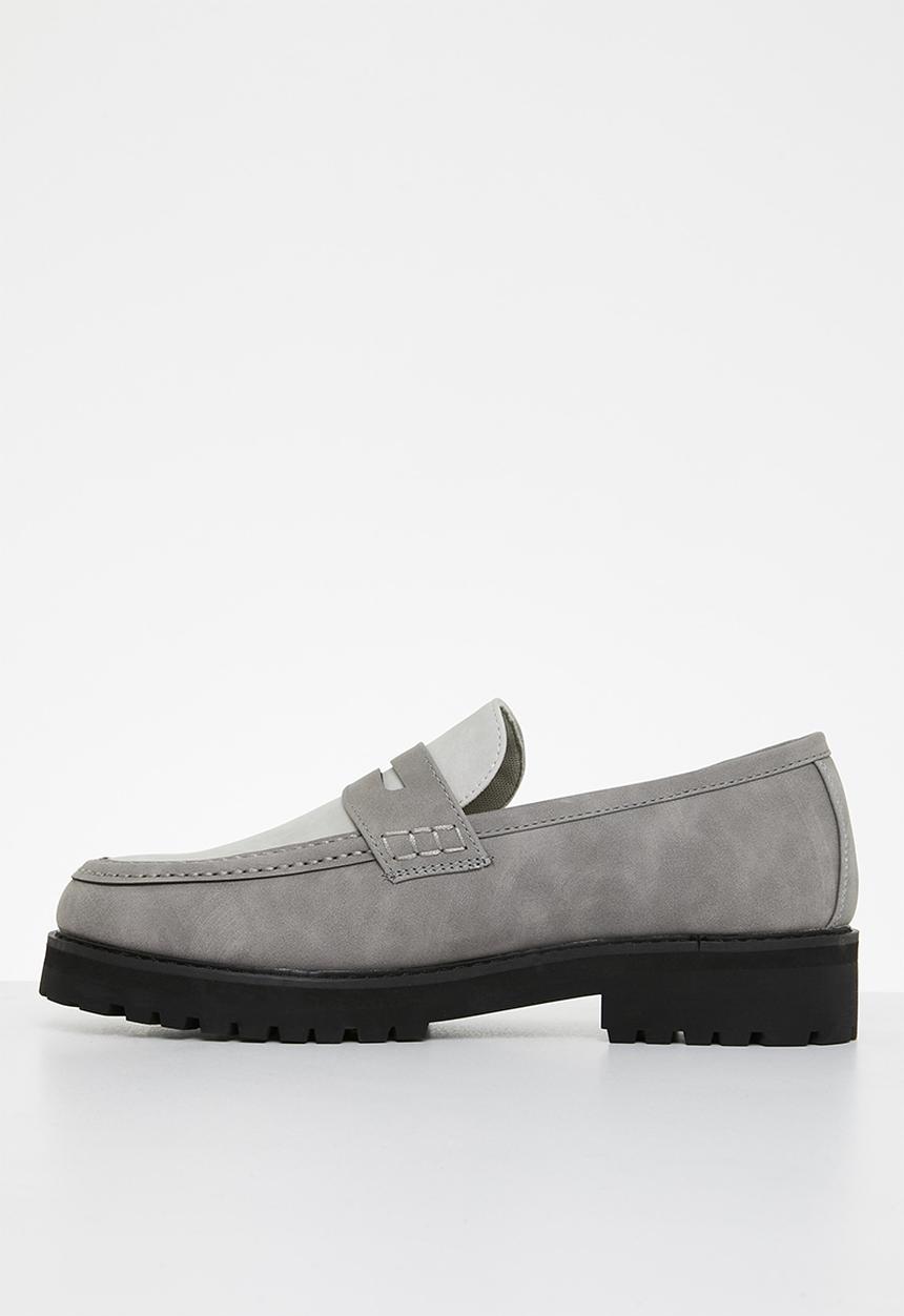Jonathan D - J penny moccasin nubuck - grey