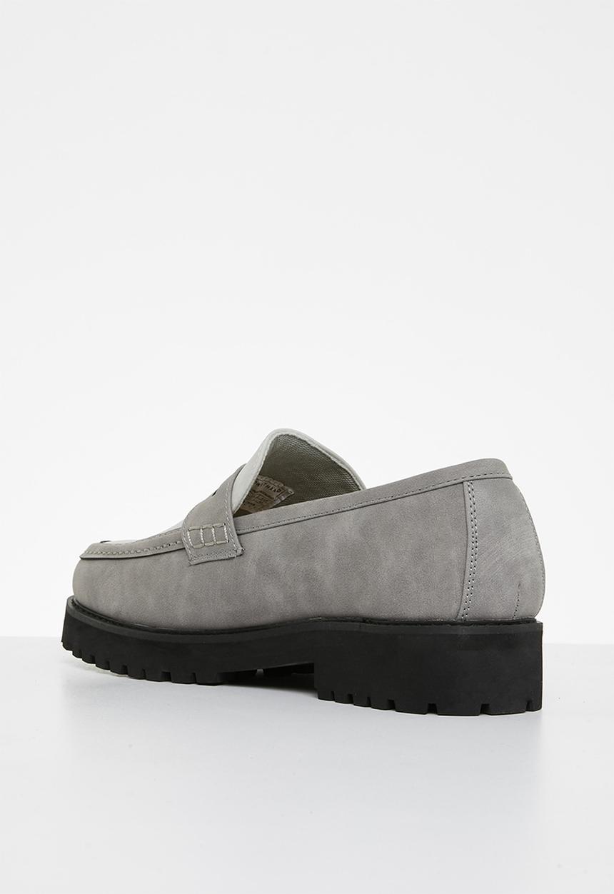 Jonathan D - J penny moccasin nubuck - grey