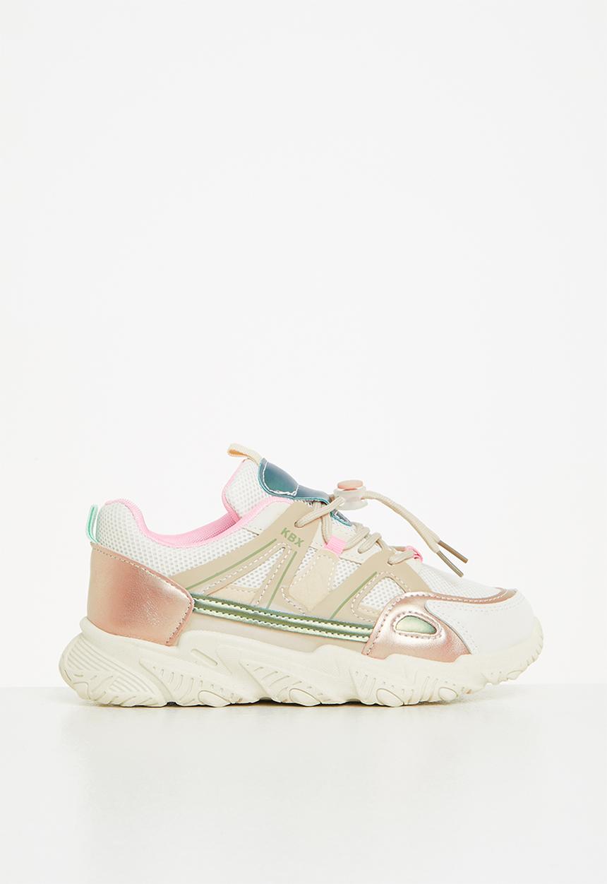 Pop Candy - Girls sneaker with mesh detail - multi