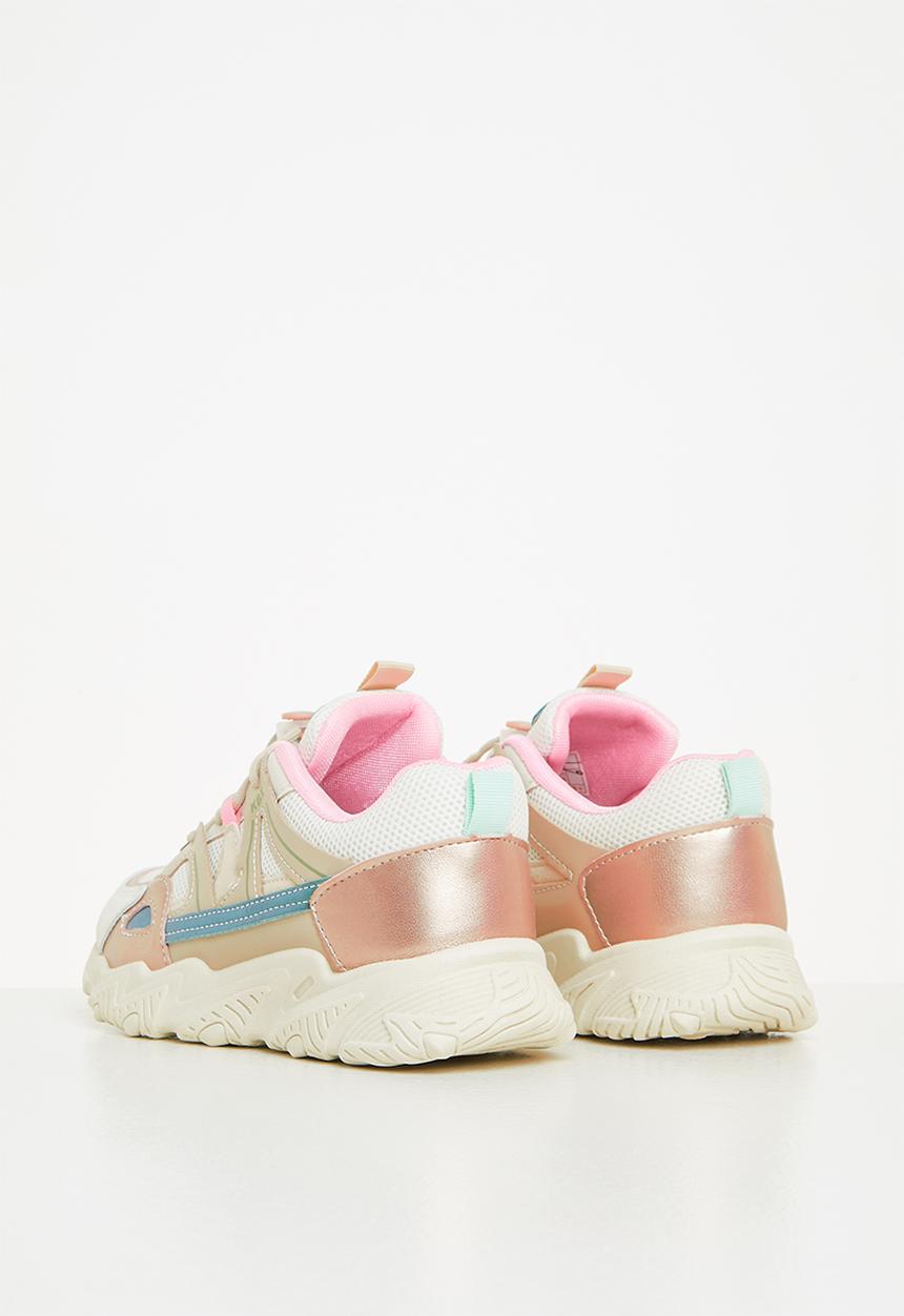 Pop Candy - Girls sneaker with mesh detail - multi