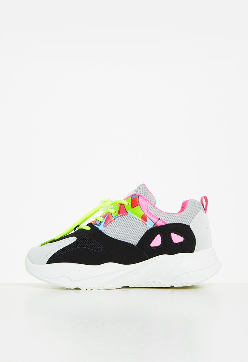 Rebel Republic - Girls colourblock sneaker - multi 