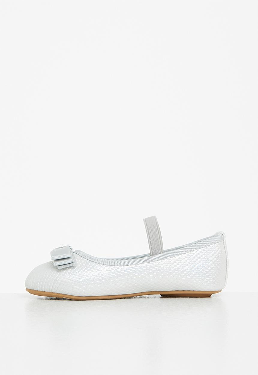 Pop Candy - Girls pump with bow - grey