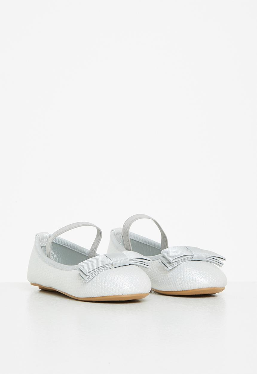 Pop Candy - Girls pump with bow - grey