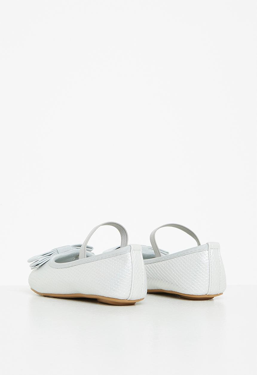 Pop Candy - Girls pump with bow - grey