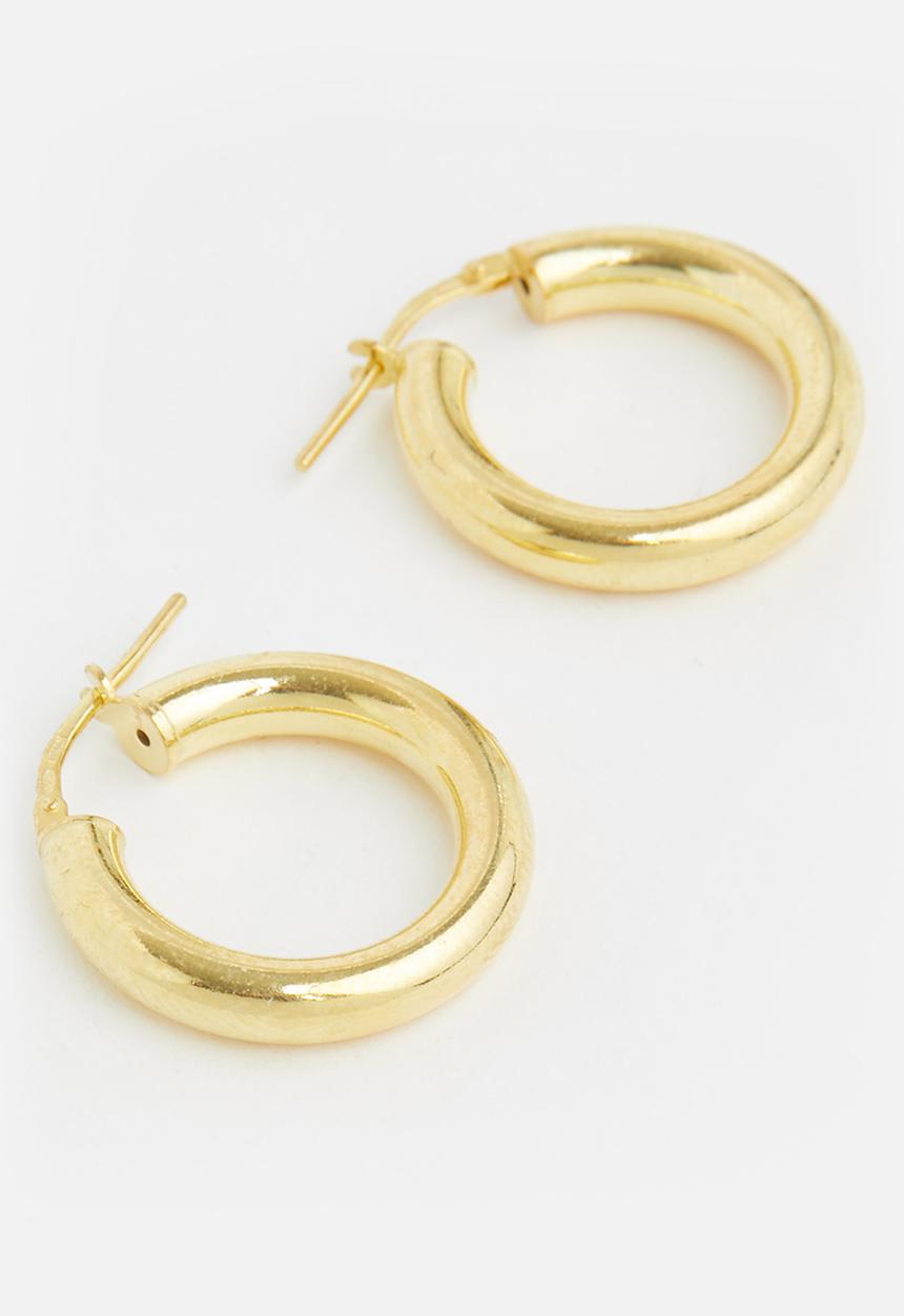 Matter of Fakt - Classic oasis hoops - gold