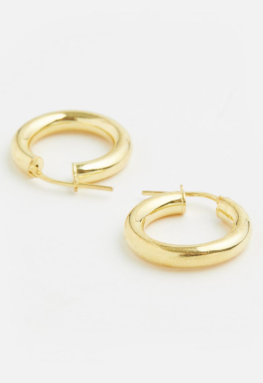 Matter of Fakt - Classic oasis hoops - gold