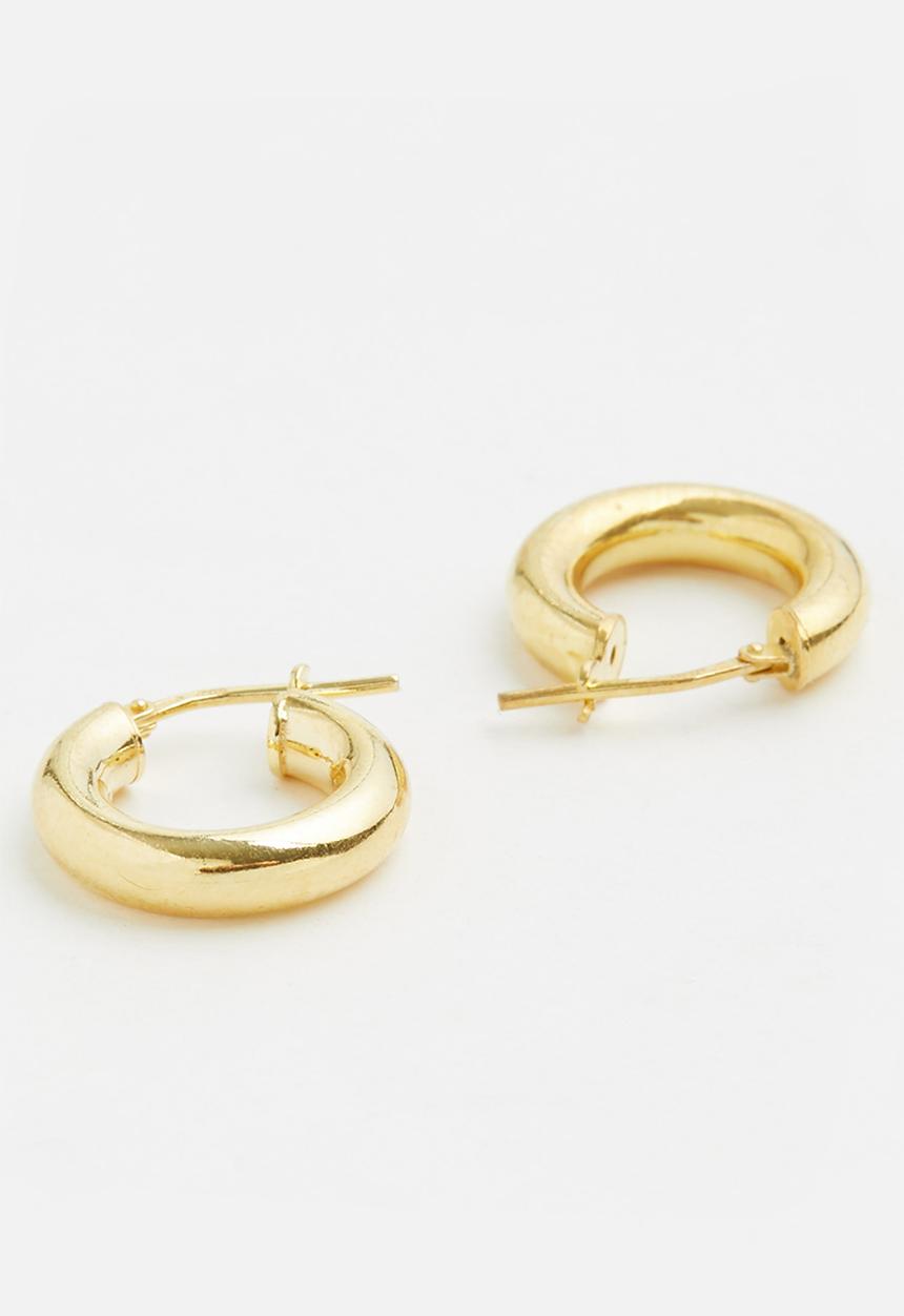 Matter of Fakt - Classic oasis hoops - gold