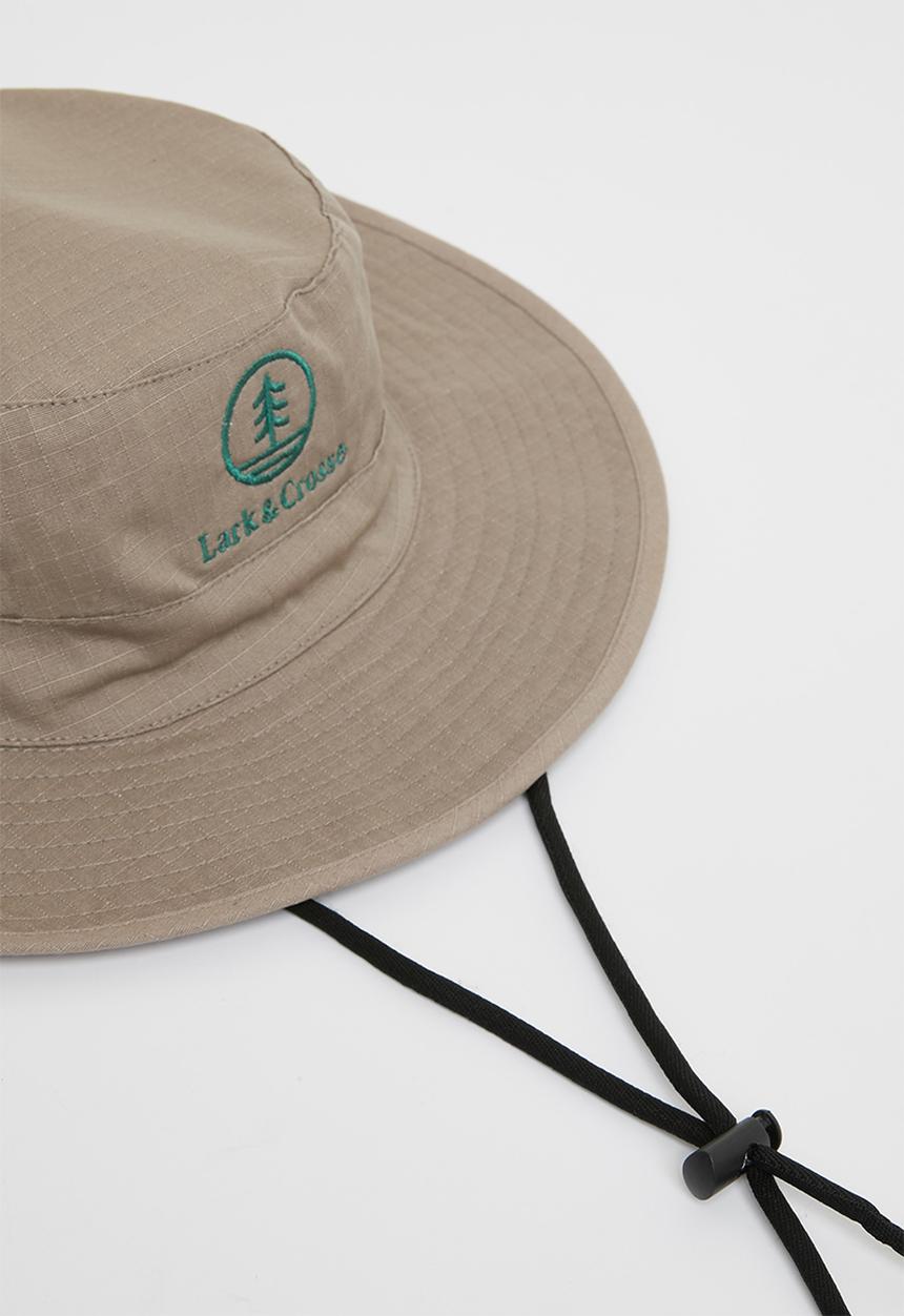 Lark & Crosse - Safari bucket hat - stone